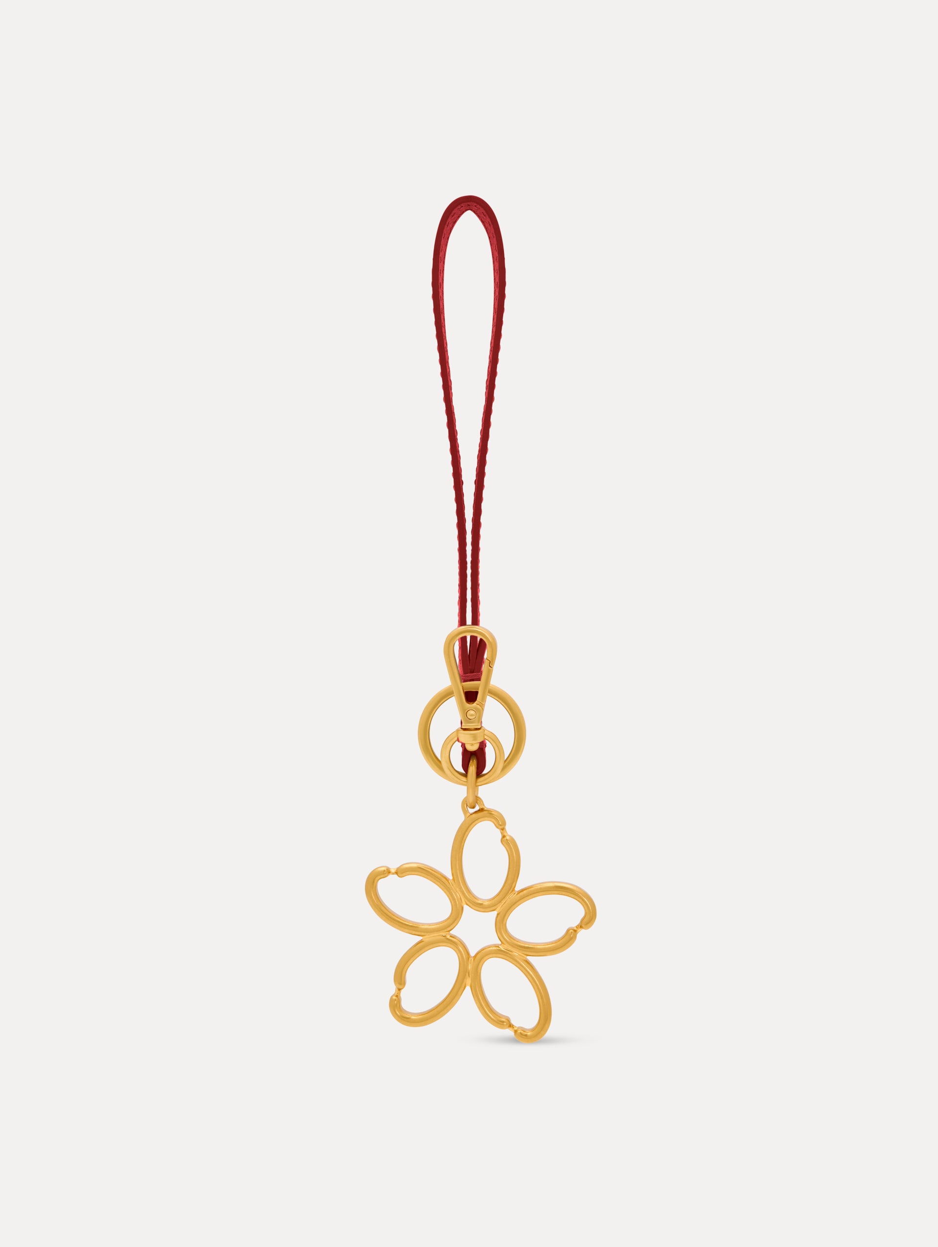 O Flower Wristlet Key Chain