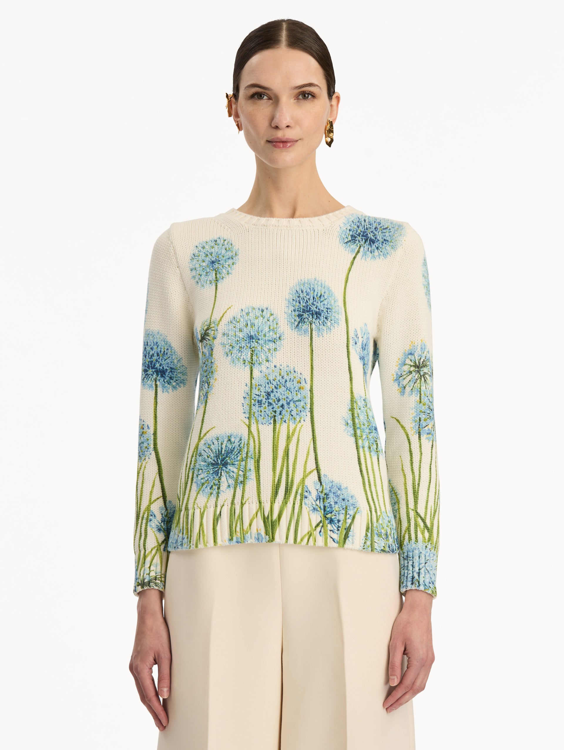 Allium Printed Pullover