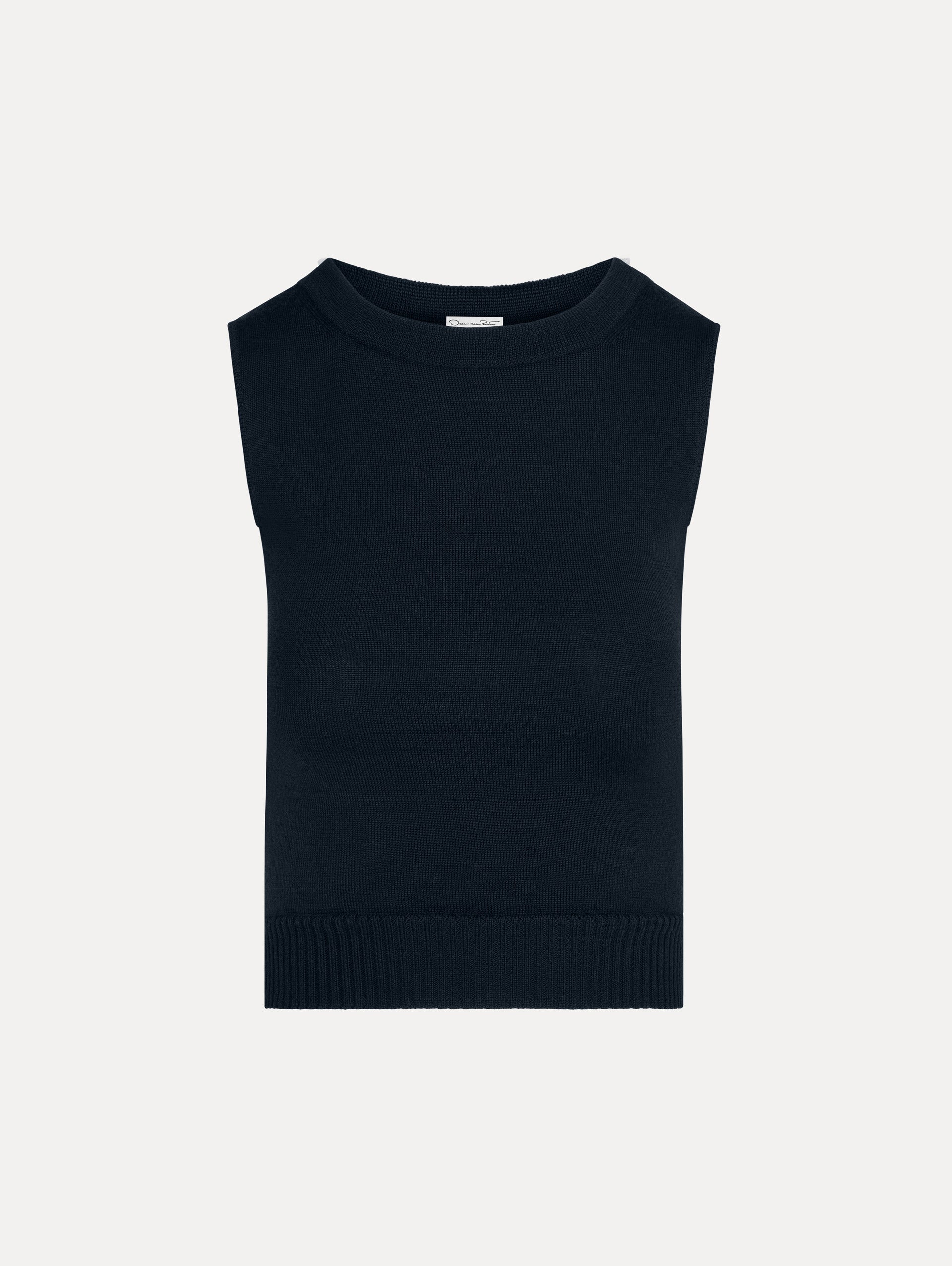Wool Cropped Tank