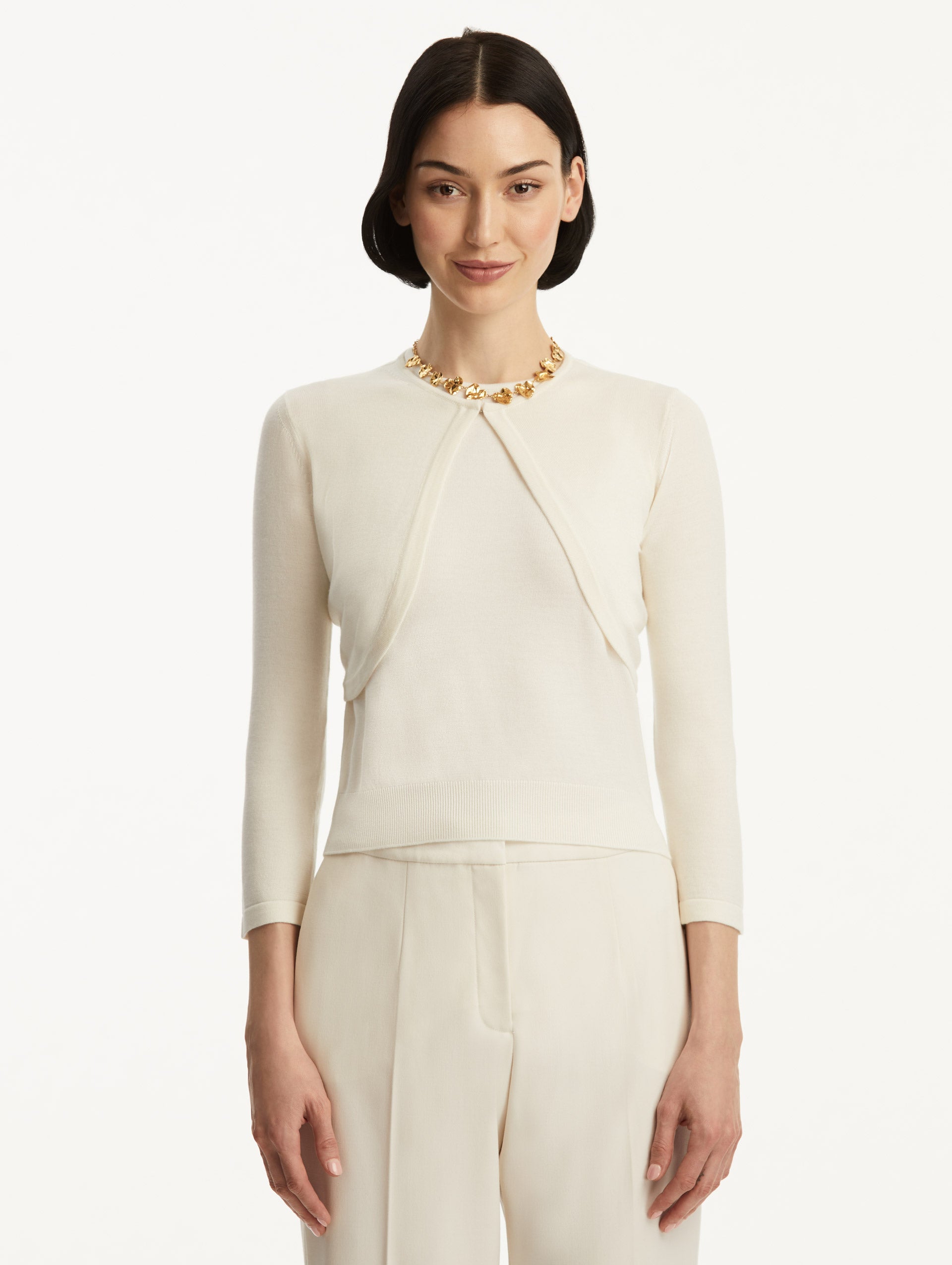 Wool-Blend Bolero