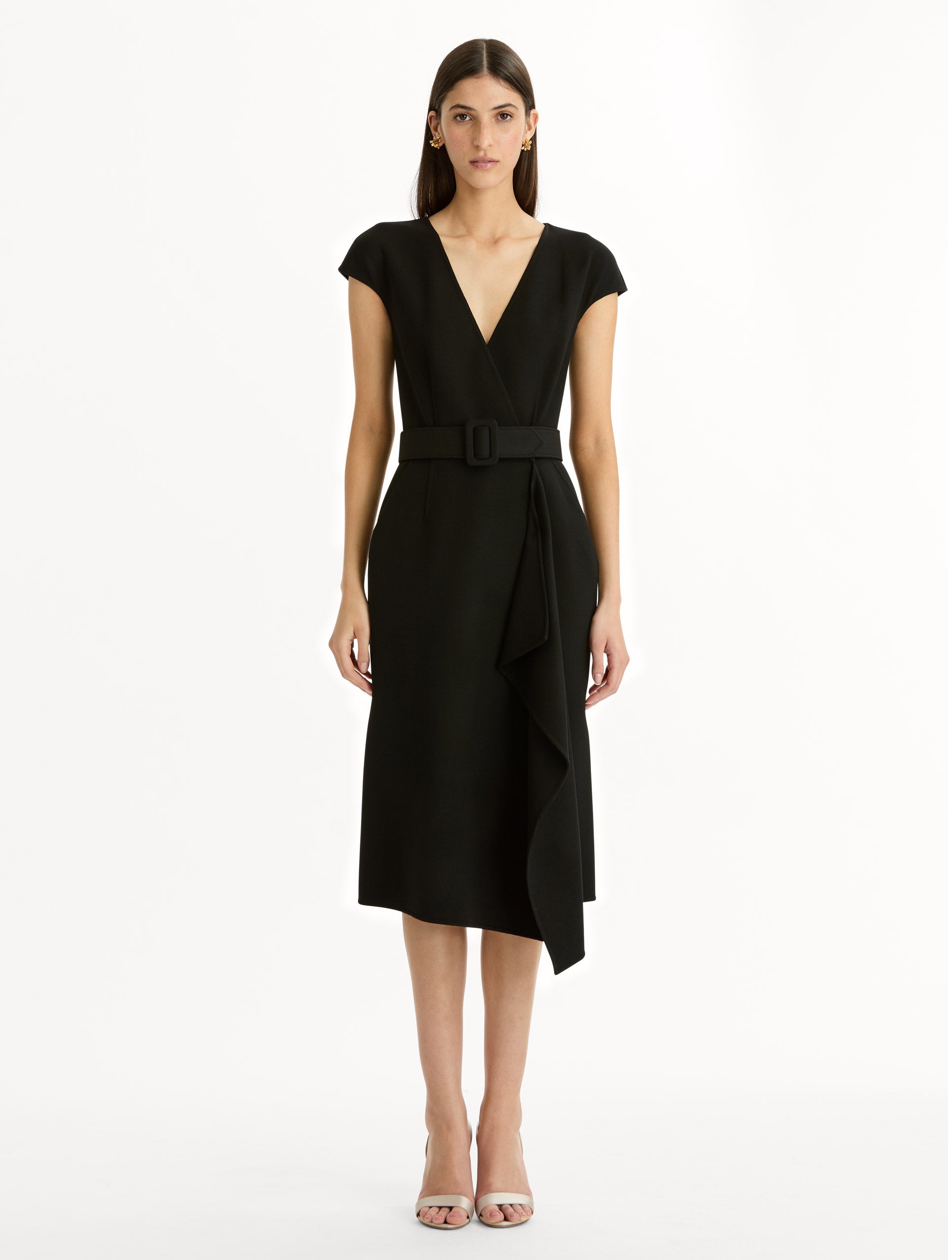 Wool-Blend Pencil Dress