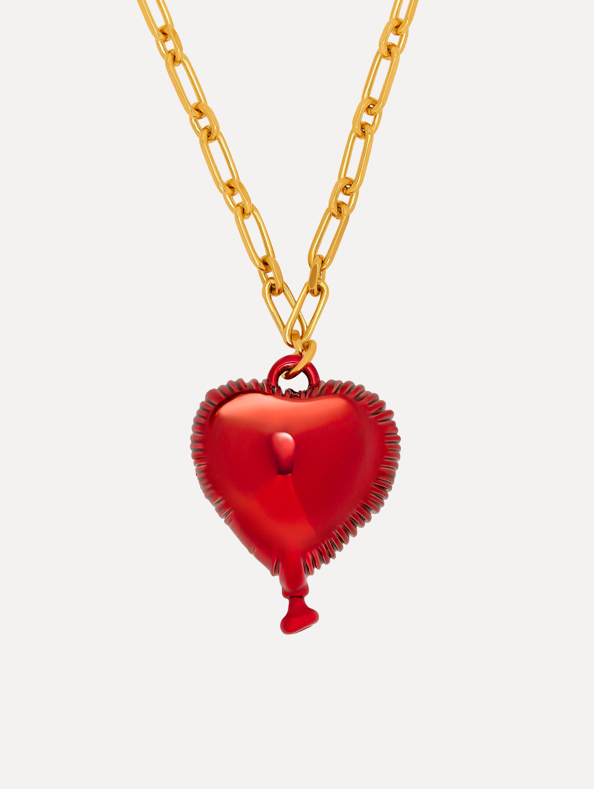 Heart Balloon Pendant Necklace