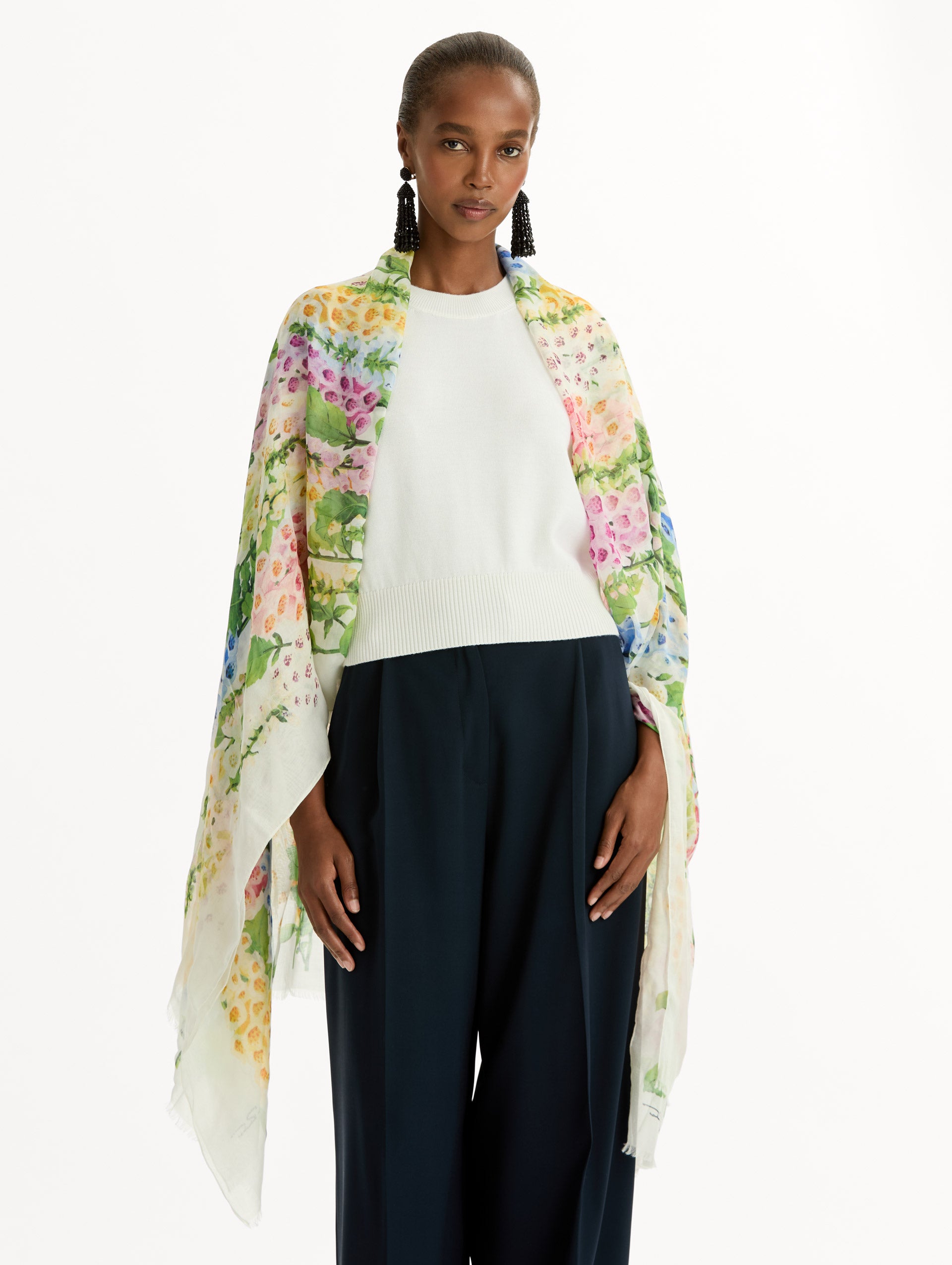 Foxglove Modal Cashmere Scarf