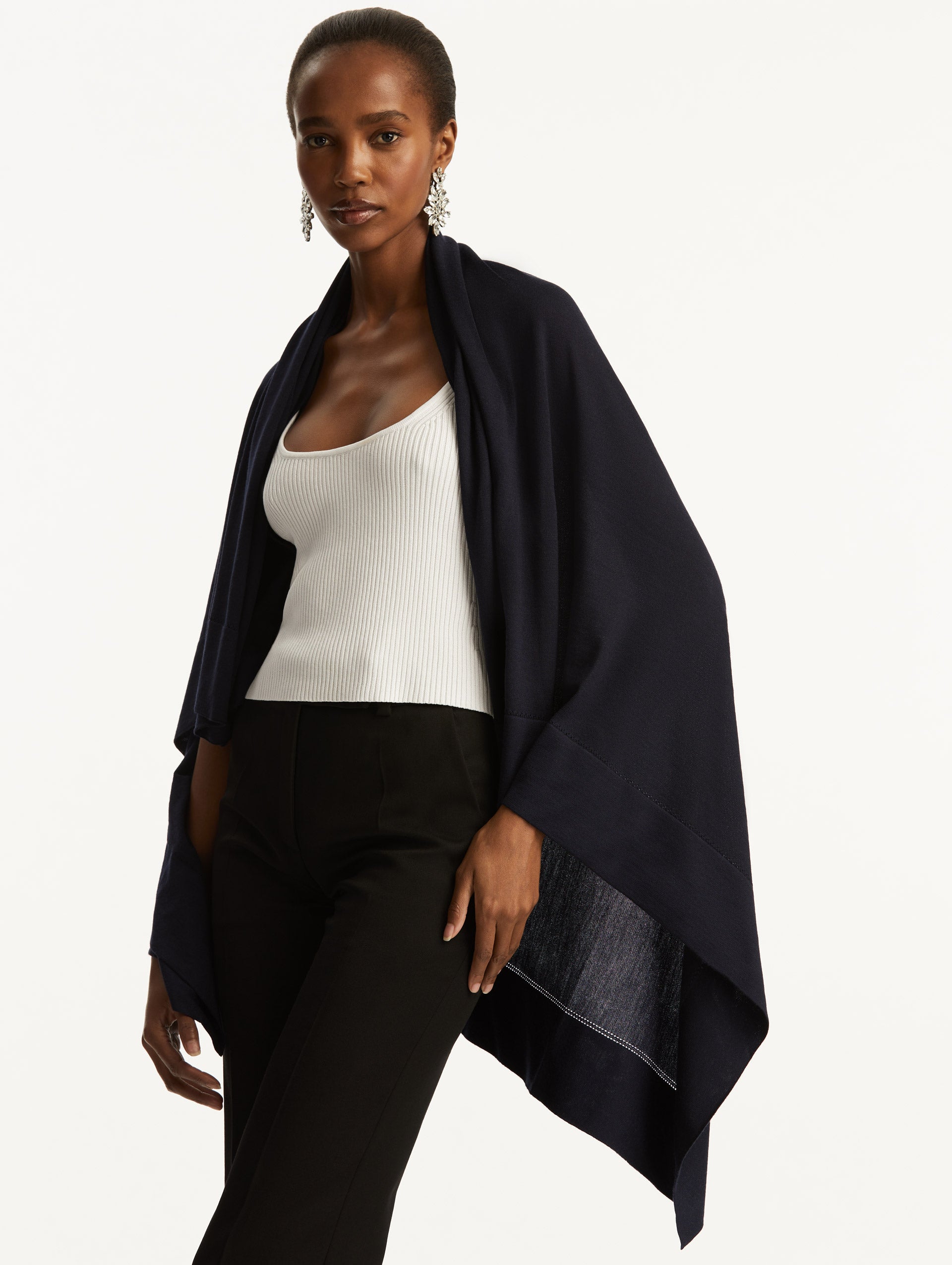 Wool-Blend Shawl