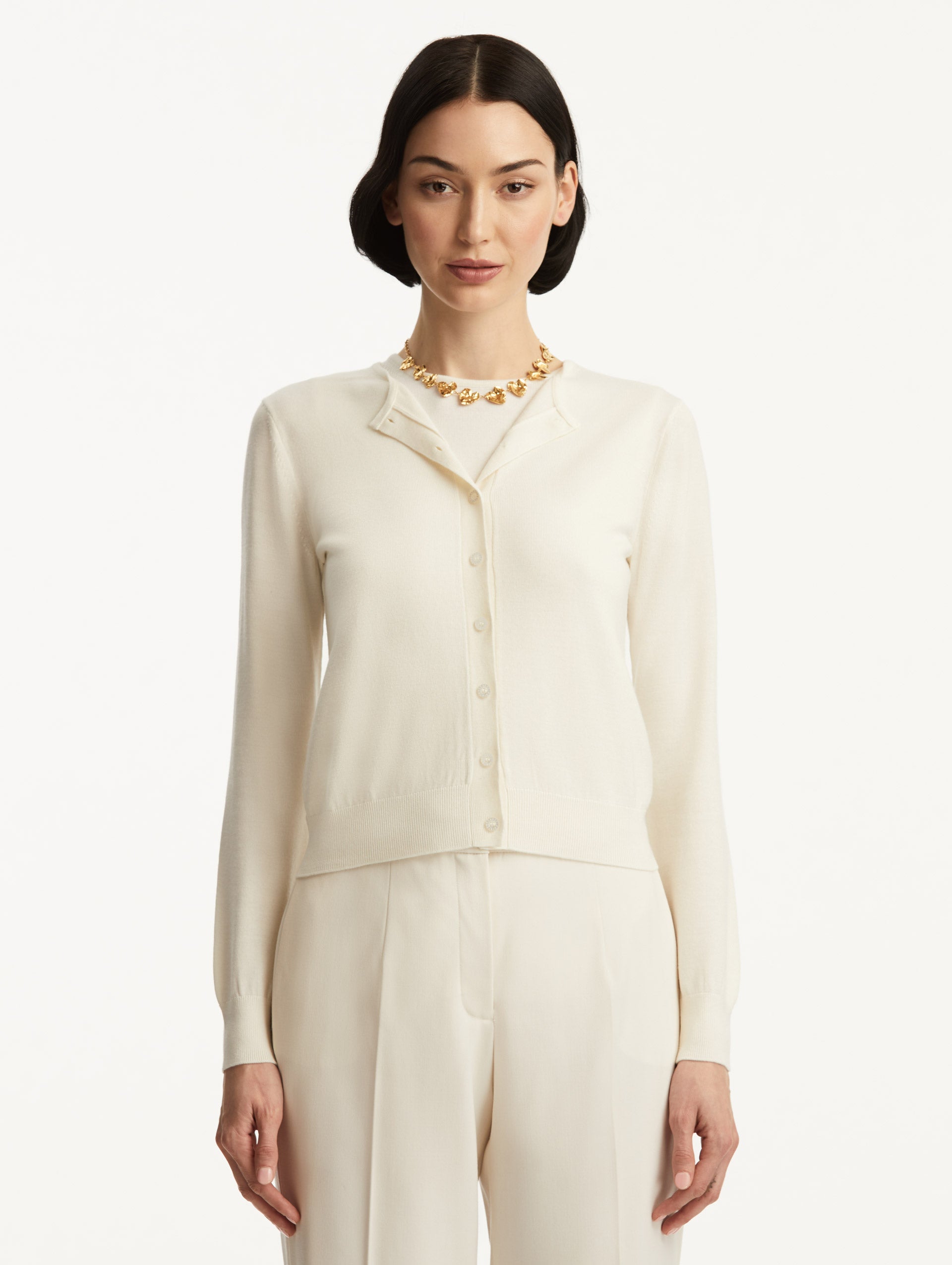 Wool-Blend Cardigan